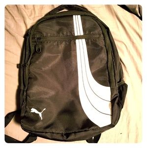 PUMA Black Backpack.